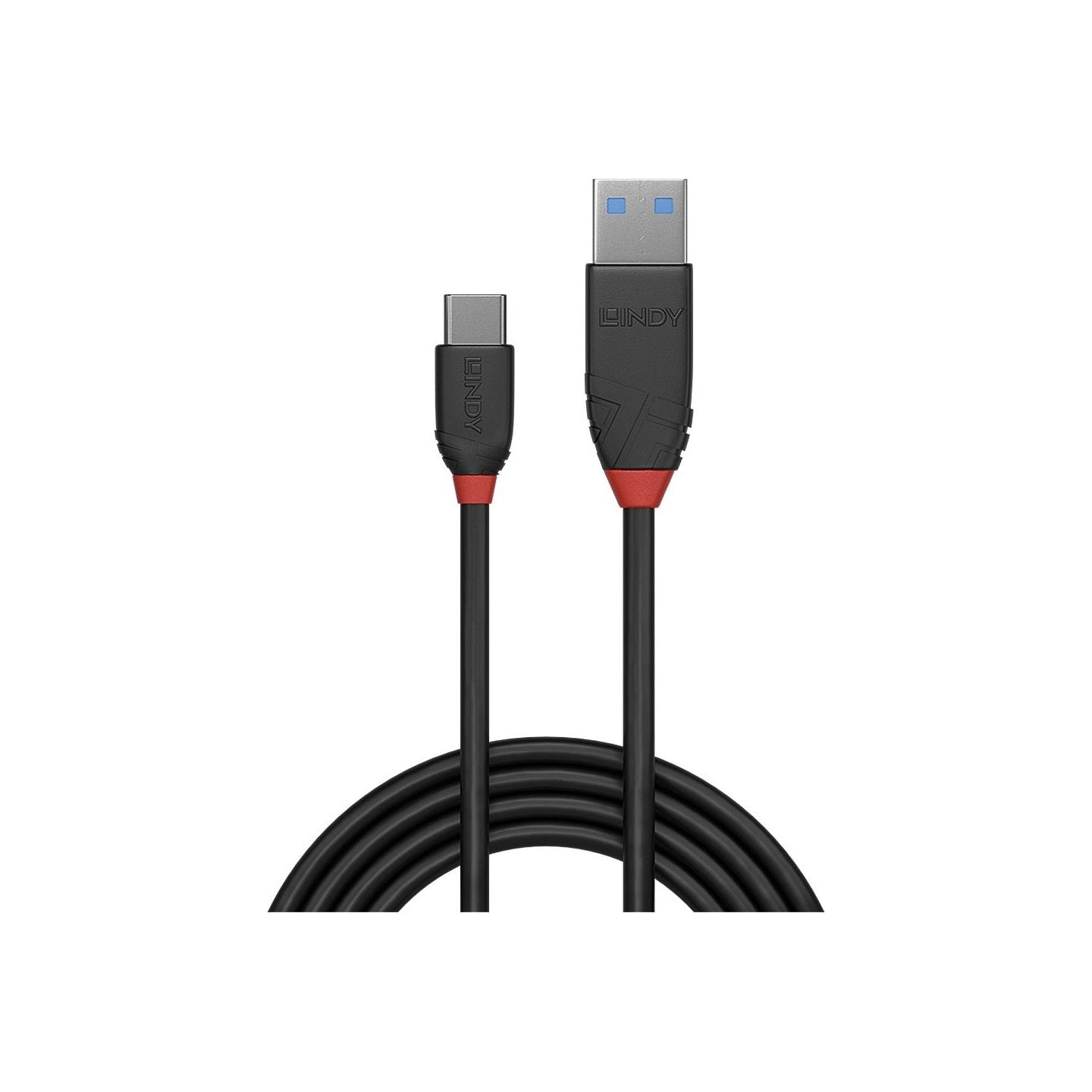 Lindy CABLE USB3.2 A-C 1.5M/BLACK 36917 LINDY