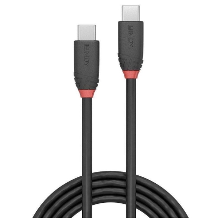 Lindy CABLE USB3.2 C-C 0.5M/BLACK 36905 LINDY