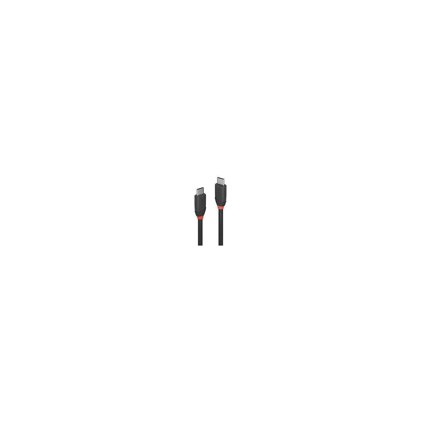 Lindy CABLE USB3.2 C-C 0.5M/BLACK 36905 LINDY