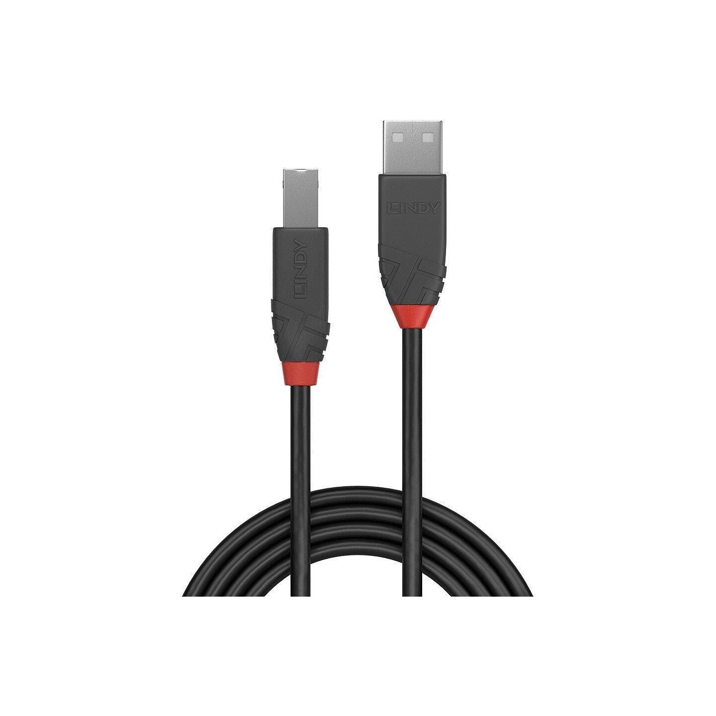 Lindy CABLE USB2 A-B 10M/ANTHRA 36677 LINDY