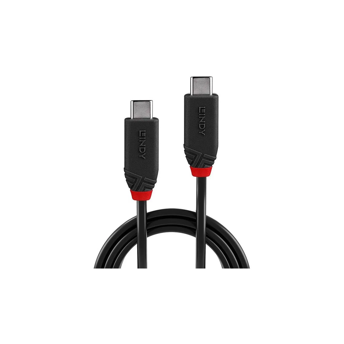 Lindy CABLE USB4 240W TYPE C 0.5M/BLACK LINE 37000 LINDY