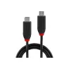 Lindy CABLE USB4 240W TYPE C 1M/BLACK LINE 37001 LINDY