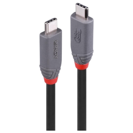 Lindy CABLE USB4 240W TYPE C 0.8M/40GBPS ANTHRA LINE 36956 LINDY