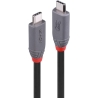 Lindy CABLE USB4 240W TYPE C 0.8M/40GBPS ANTHRA LINE 36956 LINDY