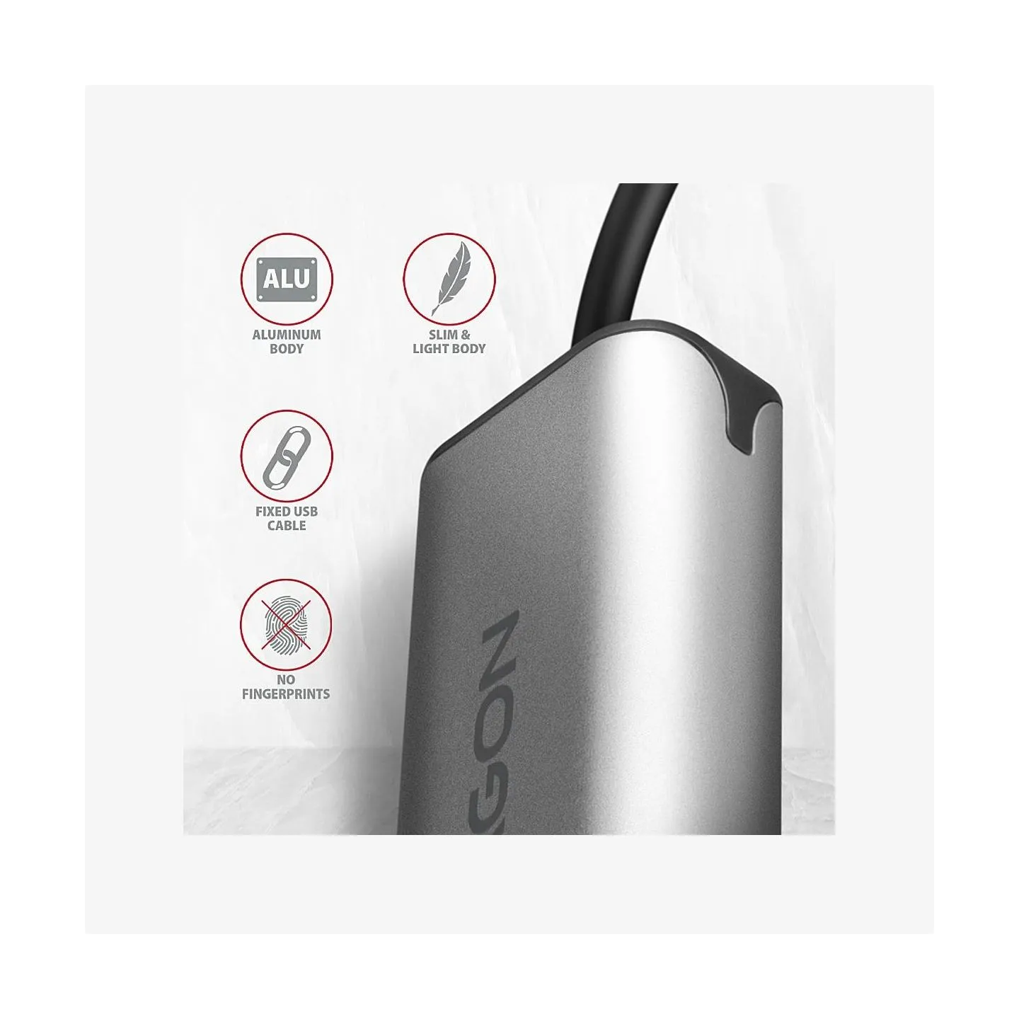 Axagon ADE-25RC SUPERSPEED USB-C 2.5 GIGABIT ETHERNETCompact aluminum USB-C 3.2 Gen 1 2.5 Gigabit Ethernet 10/100/1000/2500 Mbit