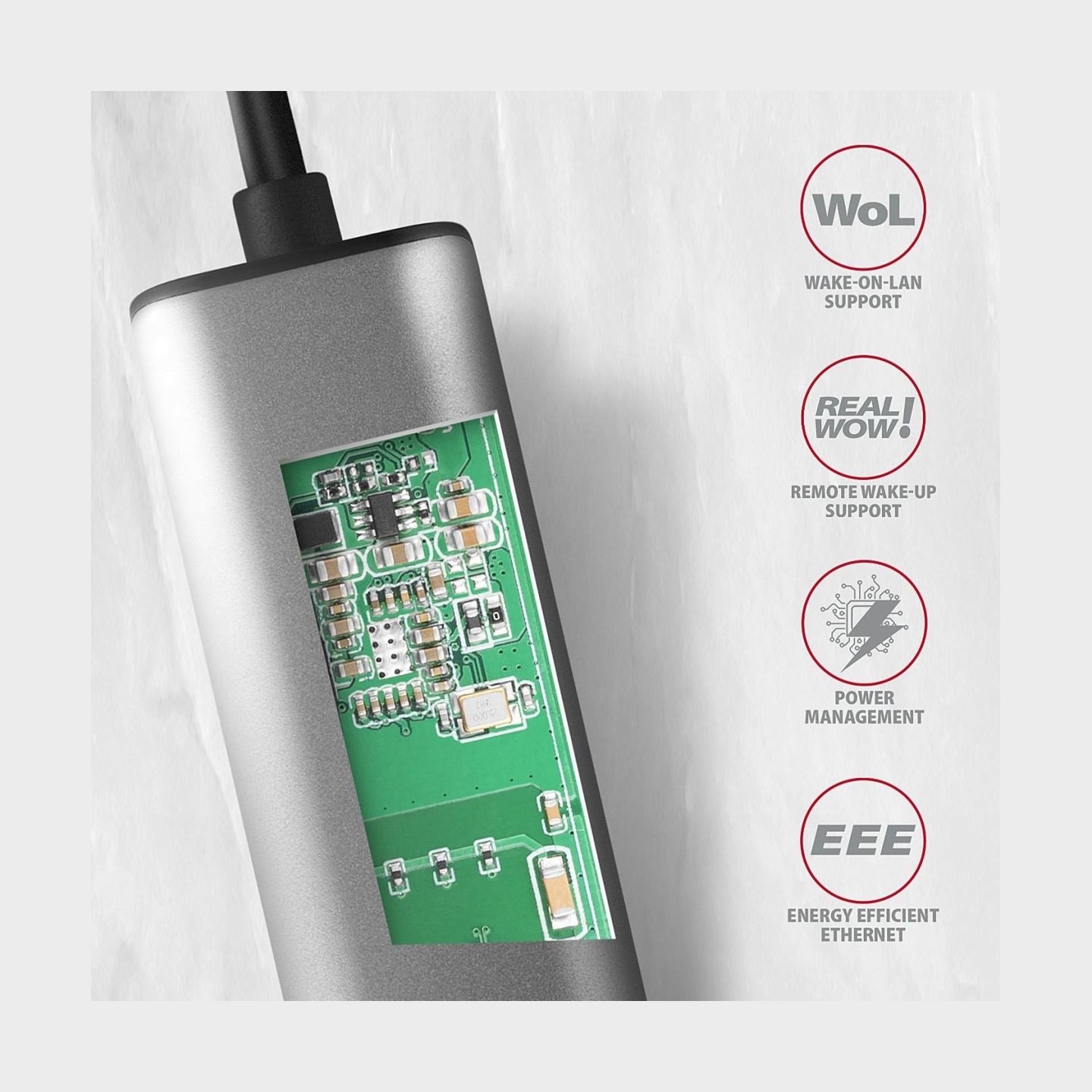 Axagon ADE-25RC SUPERSPEED USB-C 2.5 GIGABIT ETHERNETCompact aluminum USB-C 3.2 Gen 1 2.5 Gigabit Ethernet 10/100/1000/2500 Mbit