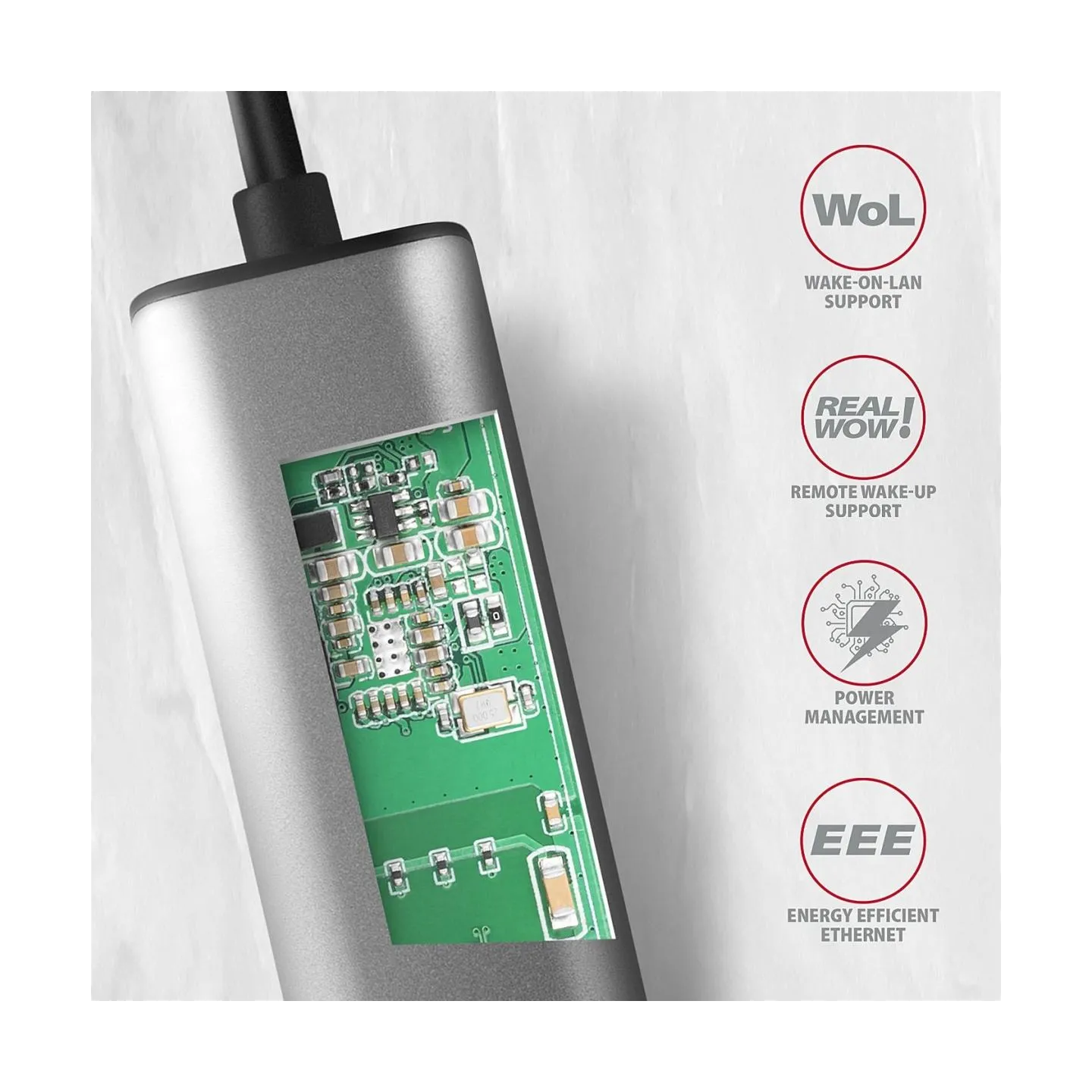 Axagon ADE-25RC SUPERSPEED USB-C 2.5 GIGABIT ETHERNETCompact aluminum USB-C 3.2 Gen 1 2.5 Gigabit Ethernet 10/100/1000/2500 Mbit