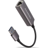 Axagon ADE-TR Type-A USB3.2 Gen 1 - Gigabit Ethernet 10/100/1000 Adapter, metal, titan grey