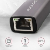 Axagon ADE-TR Type-A USB3.2 Gen 1 - Gigabit Ethernet 10/100/1000 Adapter, metal, titan grey