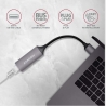 Axagon ADE-TR Type-A USB3.2 Gen 1 - Gigabit Ethernet 10/100/1000 Adapter, metal, titan grey