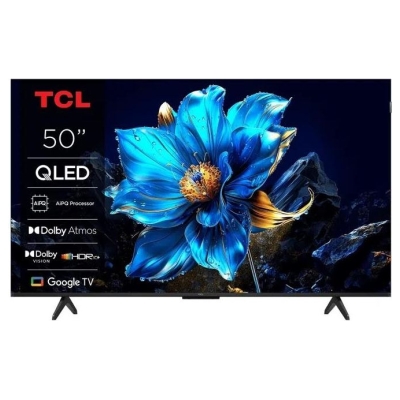 TCL 4K QLED TV | 50T69C | 50 | Smart TV | Google TV | UHD | Black