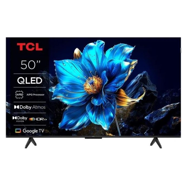TCL 4K QLED TV | 50T69C | 50 | Smart TV | Google TV | UHD | Black