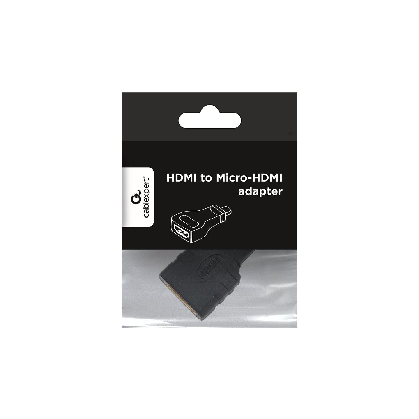 Gembird | HDMI to Micro-HDMI adapter | Black | HDMI | micro HDMI