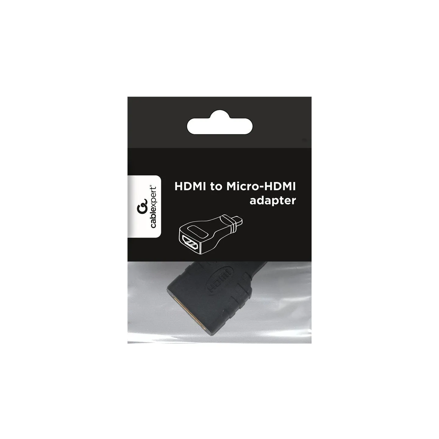 Gembird | HDMI to Micro-HDMI adapter | Black | HDMI | micro HDMI