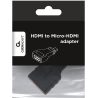 Gembird | HDMI to Micro-HDMI adapter | Black | HDMI | micro HDMI