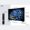 TCL 4K QLED TV | 50T69C | 50 | Smart TV | Google TV | UHD | Black