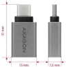 Axagon Adapter into the USB-C port with USB Type A female output | RUCM-AFA