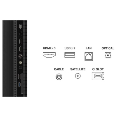 TCL 4K QLED TV | 50T69C | 50 | Smart TV | Google TV | UHD | Black