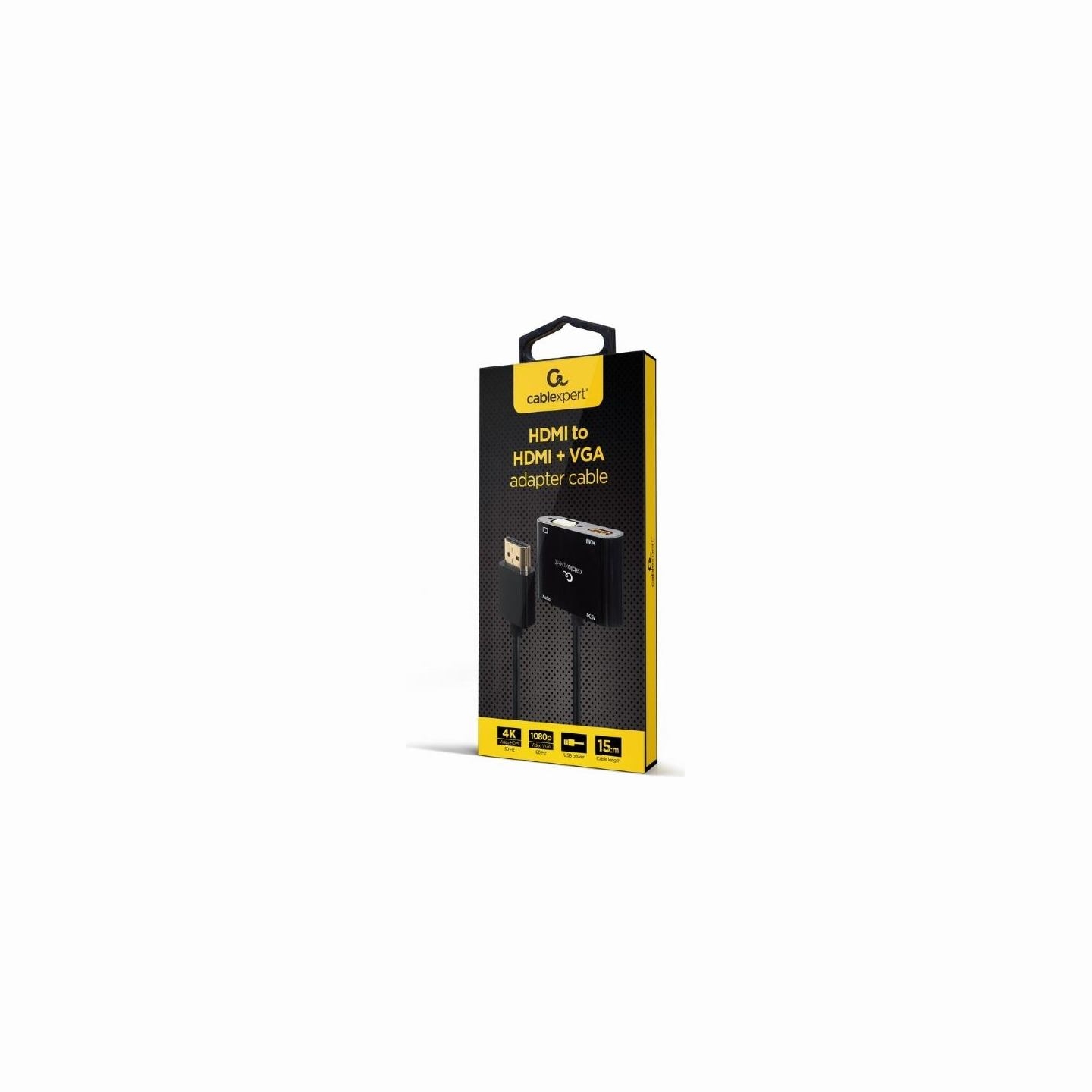 Gembird I/O ADAPTER HDMI TO HDMI/VGA/A-HDMIM-HDMIFVGAF-01 GEMBIRD