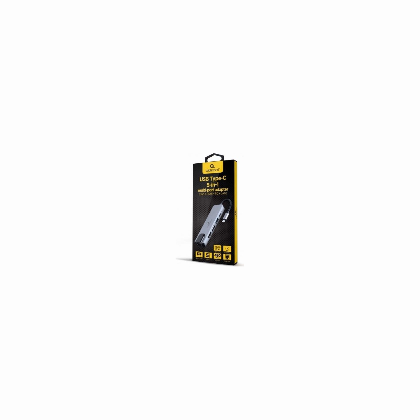Gembird I/O ADAPTER USB-C TO HDMI/USB3/5IN1 A-CM-COMBO5-04 GEMBIRD