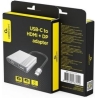 Gembird I/O ADAPTER USB-C TO HDMI/DP/A-CM-HDMIFDPF-01 GEMBIRD