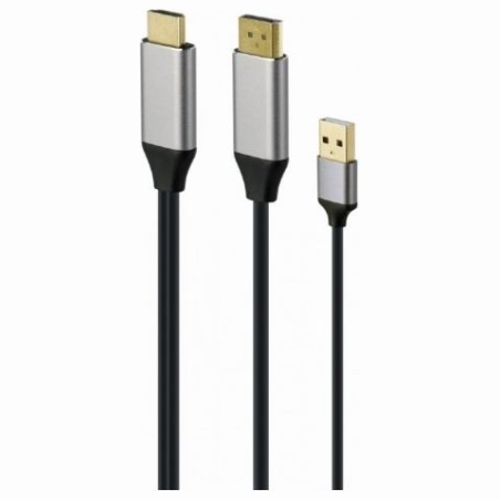 Gembird Adapter HDMI to DP 4K M 60Hz USB-A powered