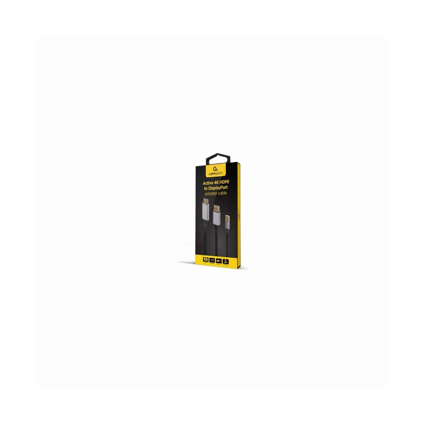 Gembird I/O ADAPTER HDMI TO DP/BLACK A-HDMIM-DPM-01 GEMBIRD