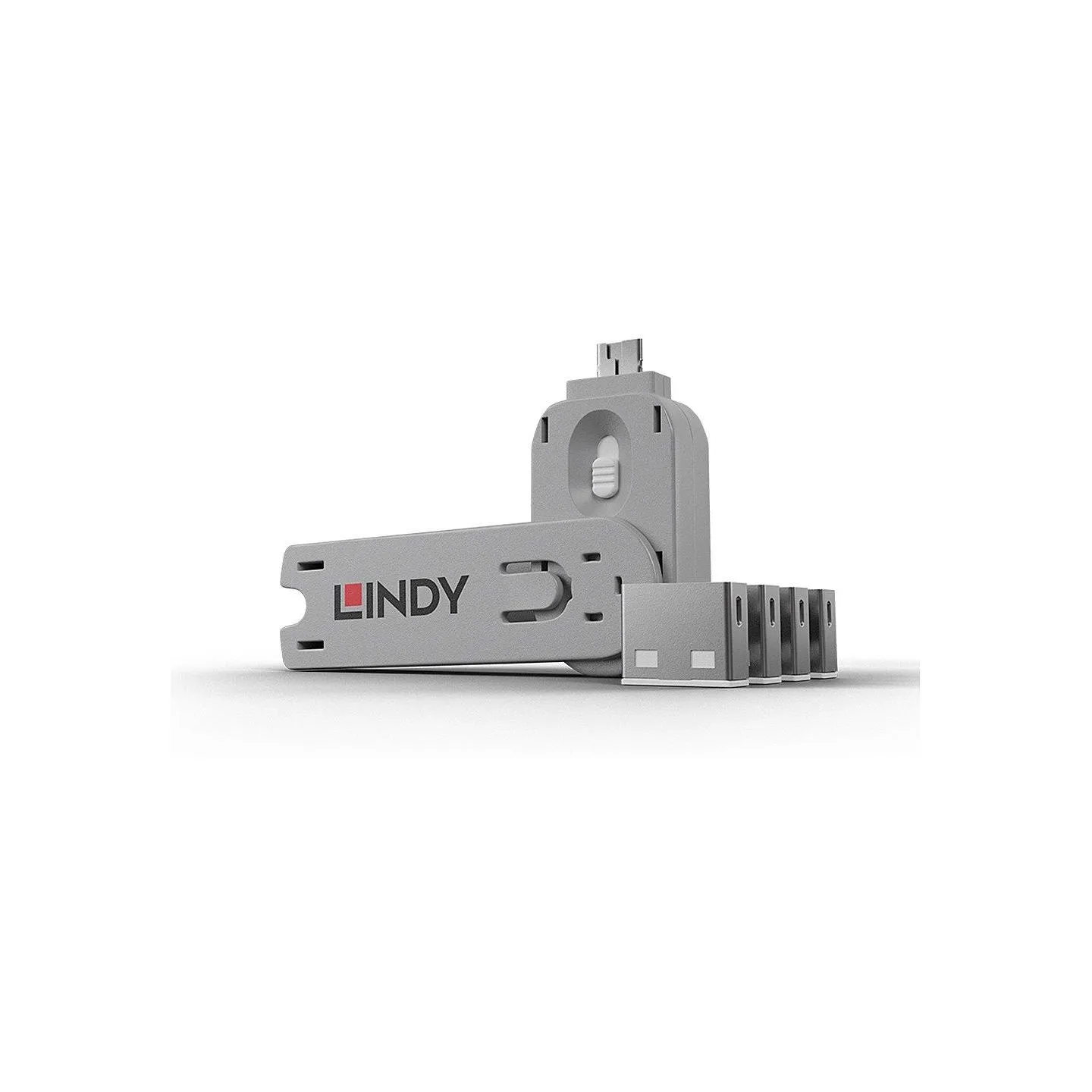 Lindy USB PORT BLOCKER 4PACK/WHITE 40454 LINDY