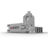Lindy USB PORT BLOCKER 4PACK/WHITE 40454 LINDY