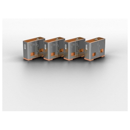 Lindy USB PORT BLOCKER 4PACK/ORANGE 40453 LINDY
