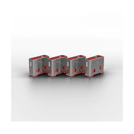 Lindy USB PORT BLOCKER 4PACK/PINK 40450 LINDY
