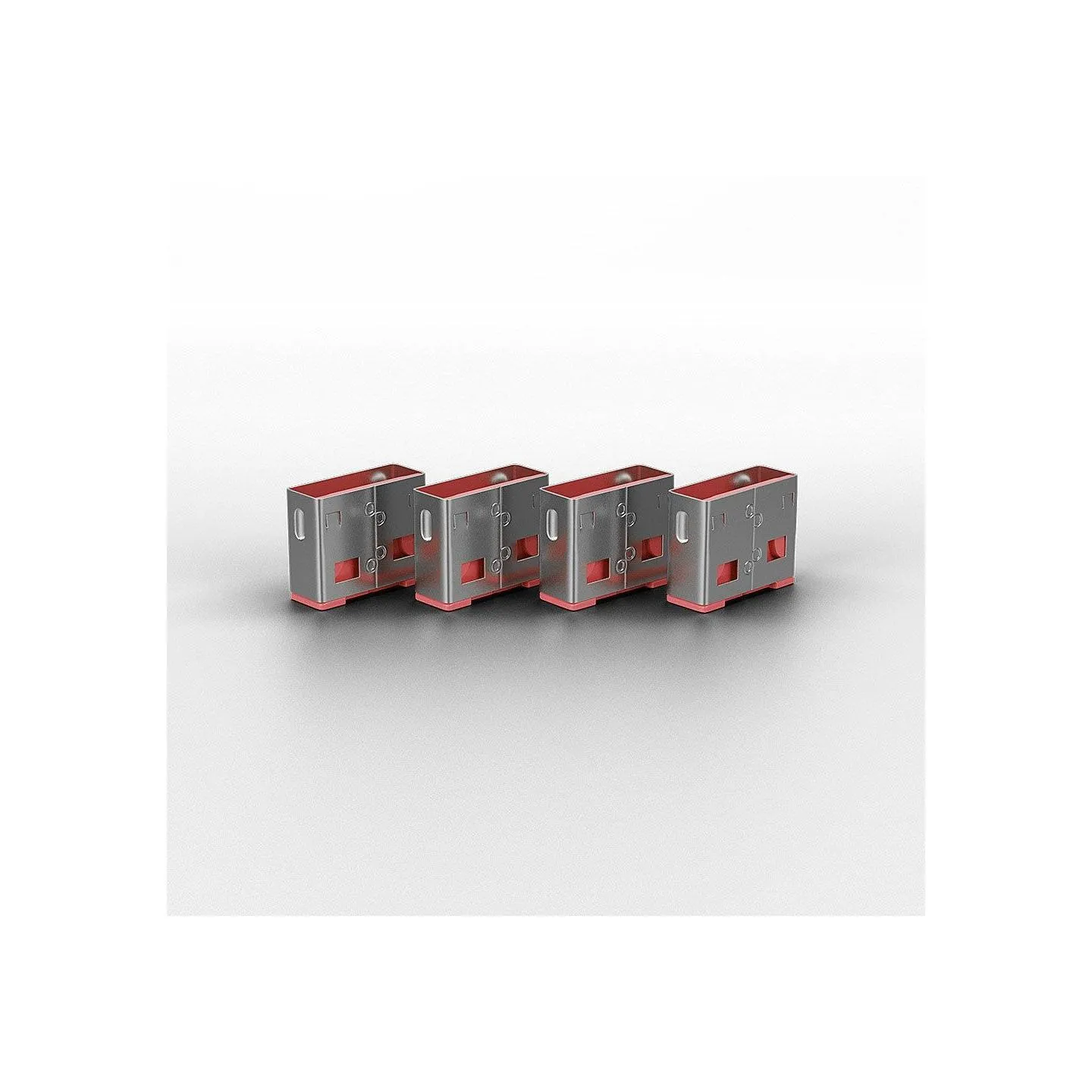 Lindy USB PORT BLOCKER 4PACK/PINK 40450 LINDY