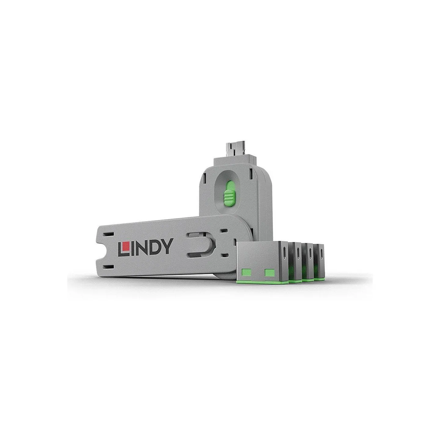 Lindy USB PORT BLOCKER 4PACK/GREEN 40451 LINDY