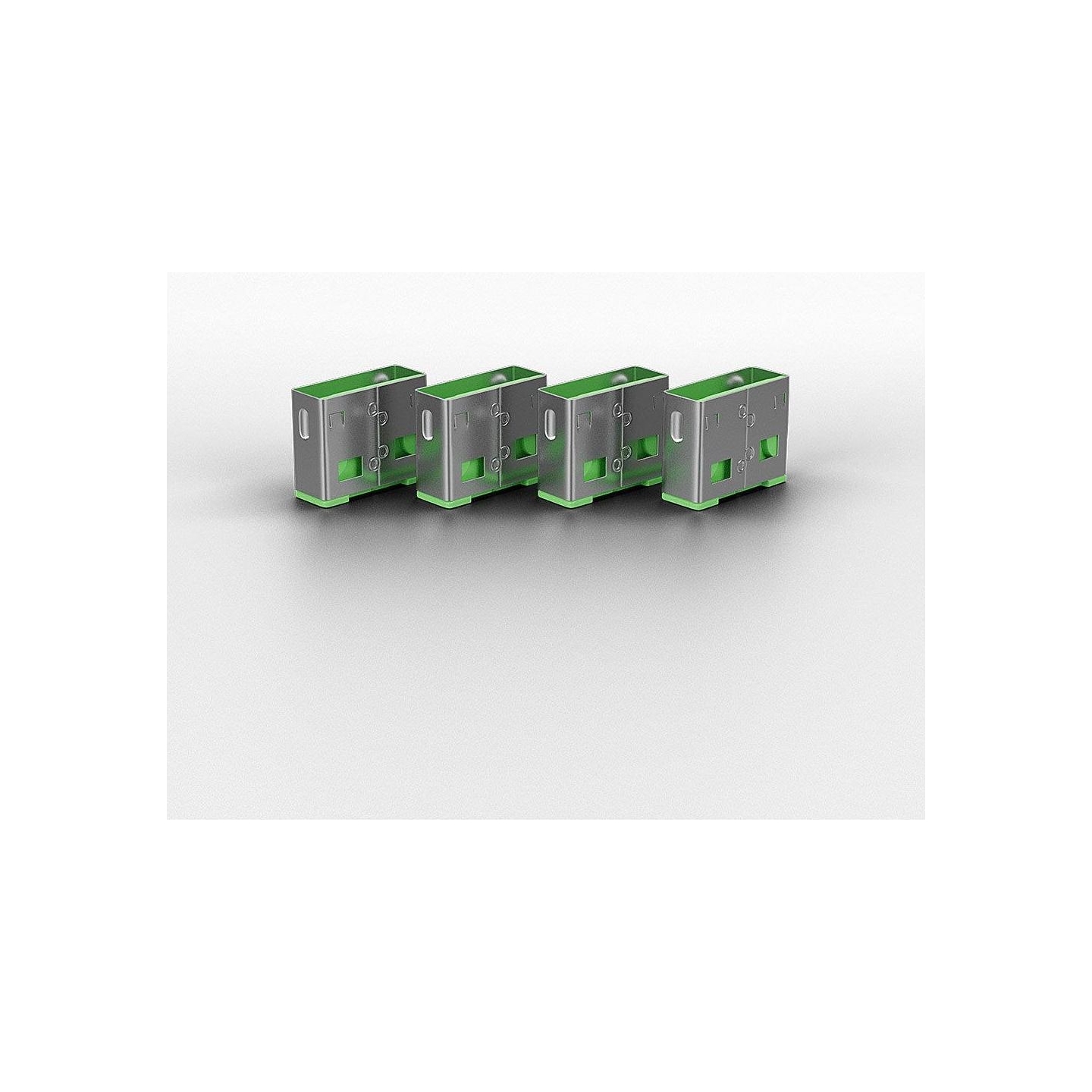 Lindy USB PORT BLOCKER 4PACK/GREEN 40451 LINDY