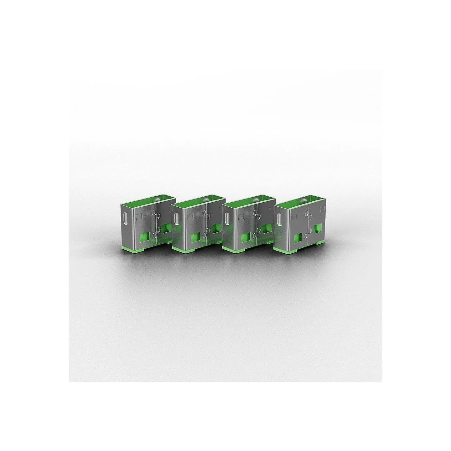 Lindy USB PORT BLOCKER 4PACK/GREEN 40451 LINDY
