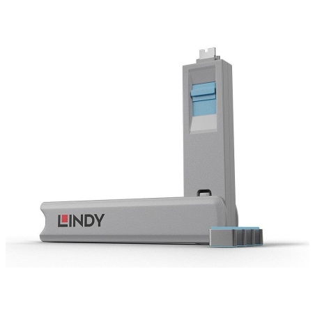 Lindy USB PORT BLOCKER 4PACK/BLUE 40465 LINDY