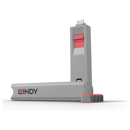 Lindy USB PORT TYPE-C BLOCKER 4PACK/PINK 40425 LINDY