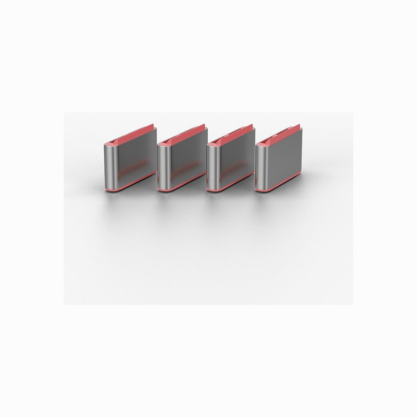 Lindy USB PORT TYPE-C BLOCKER 4PACK/PINK 40425 LINDY