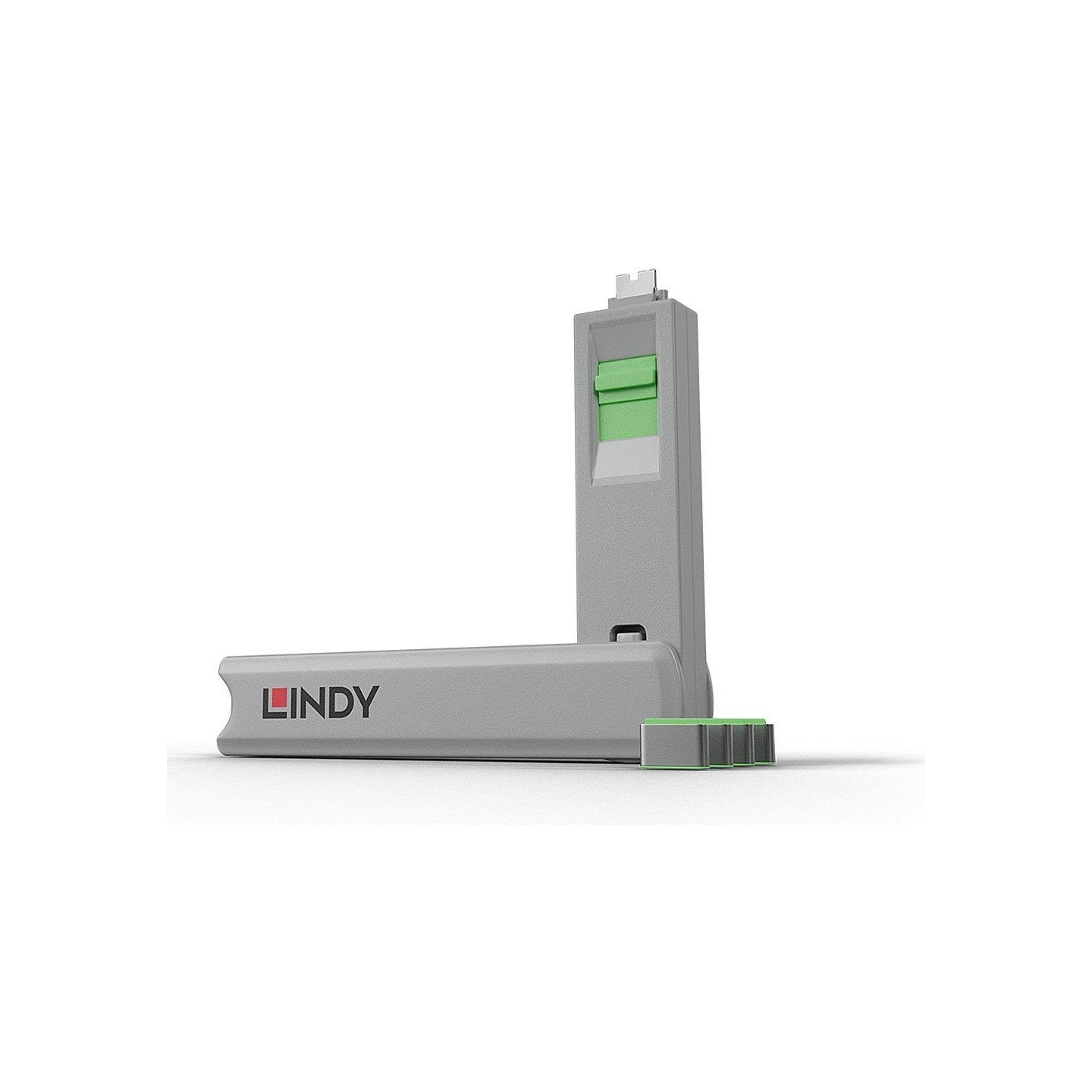 Lindy USB PORT TYPE-C BLOCKER 4PACK/GREEN 40426 LINDY