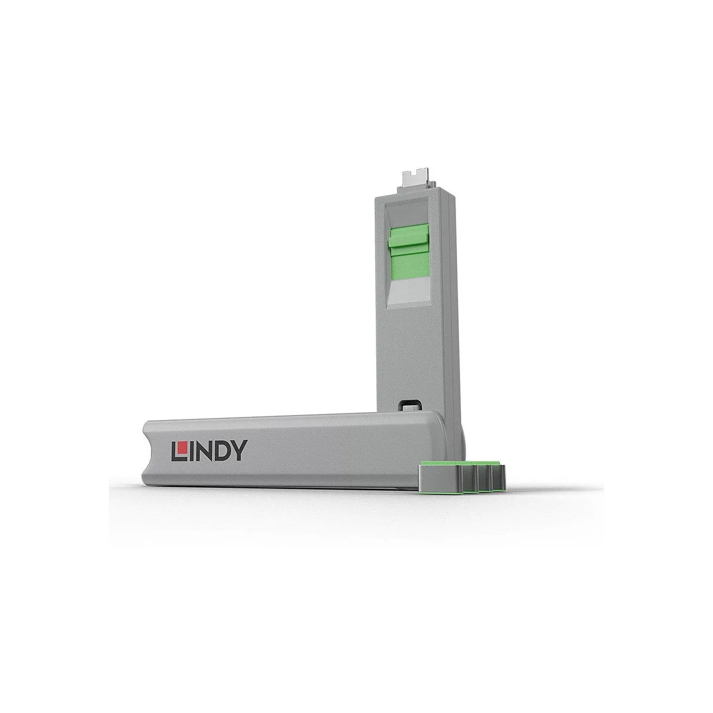 Lindy USB PORT TYPE-C BLOCKER 4PACK/GREEN 40426 LINDY