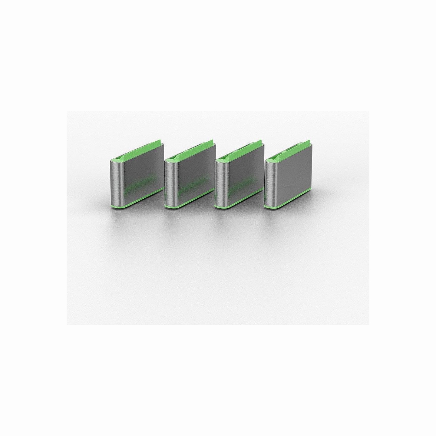 Lindy USB PORT TYPE-C BLOCKER 4PACK/GREEN 40426 LINDY