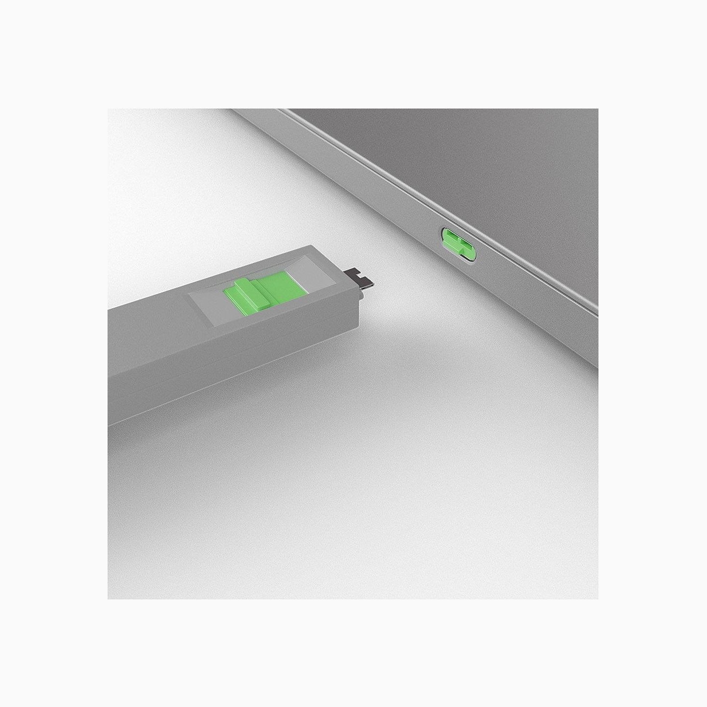 Lindy USB PORT TYPE-C BLOCKER 4PACK/GREEN 40426 LINDY