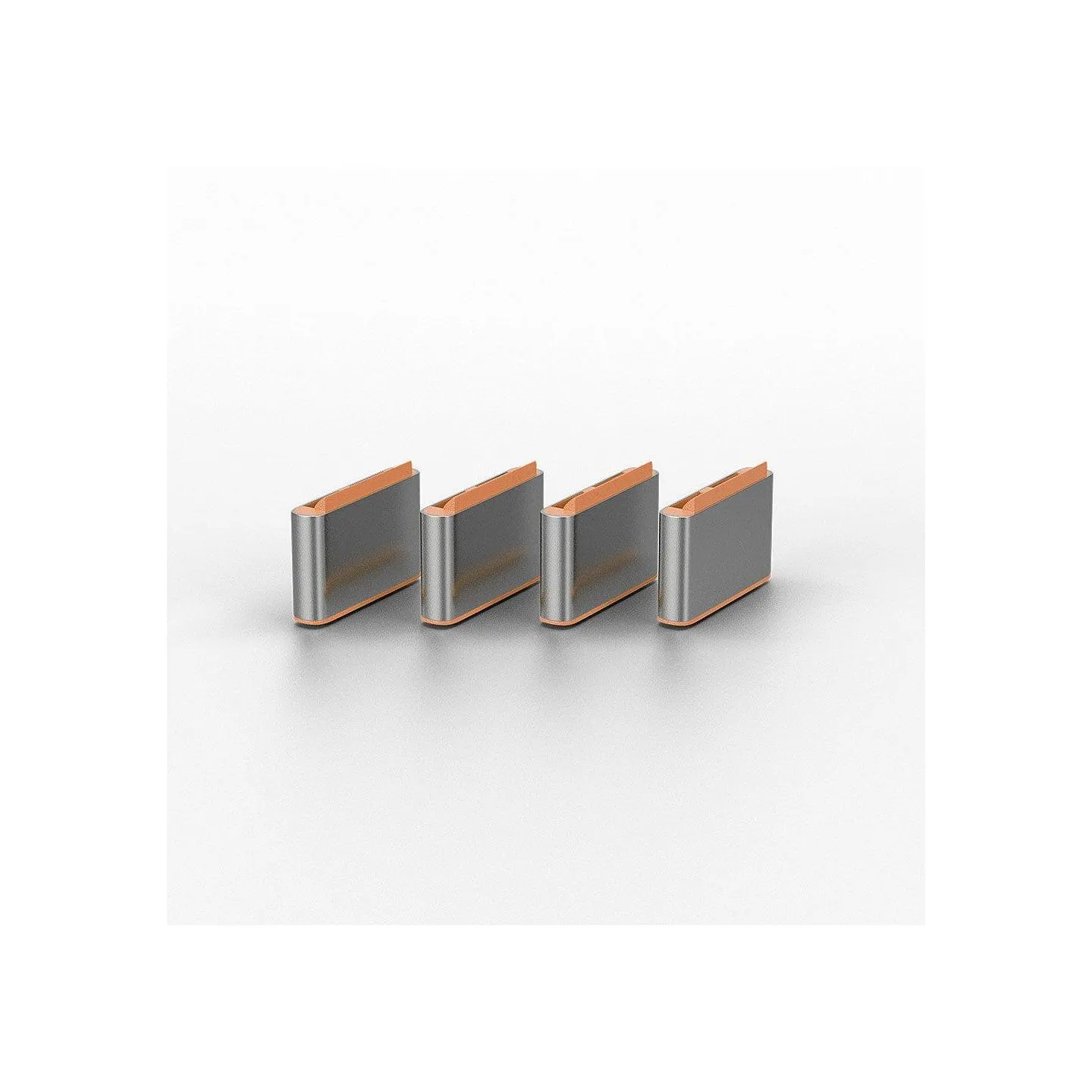 Lindy USB PORT TYPE-C BLOCKER 4PACK/ORANGE 40428 LINDY