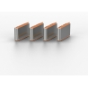 Lindy USB PORT TYPE-C BLOCKER 4PACK/ORANGE 40428 LINDY