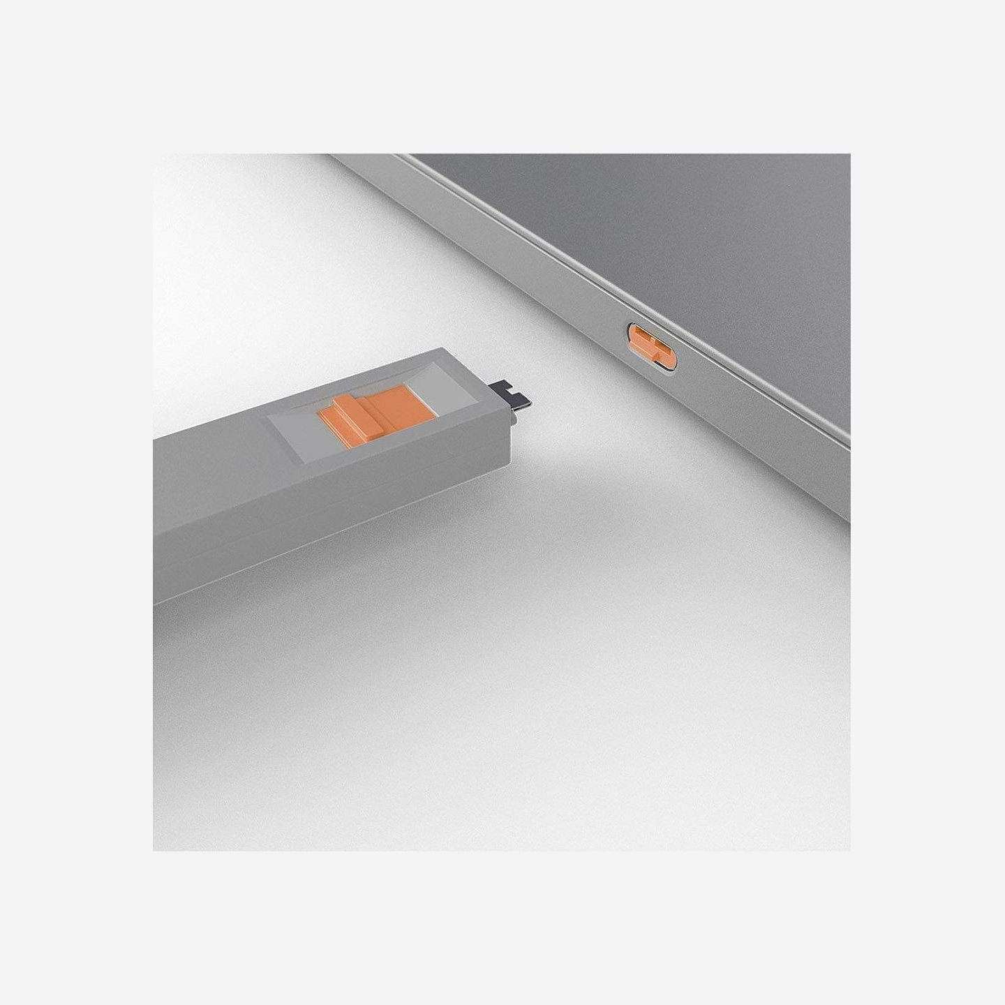 Lindy USB PORT TYPE-C BLOCKER 4PACK/ORANGE 40428 LINDY