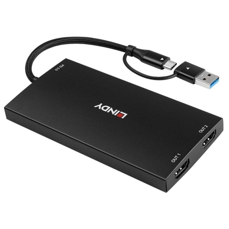 Lindy I/O CONVERTER USB-C/A TO HDMI/43430 LINDY
