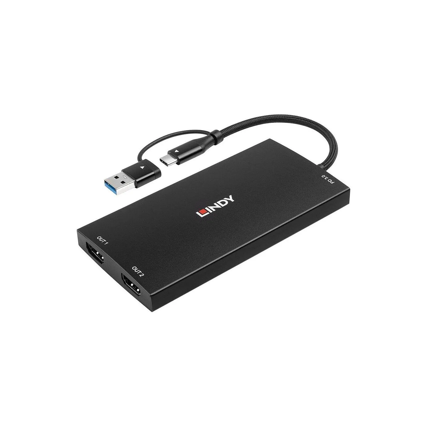 Lindy I/O CONVERTER USB-C/A TO HDMI/43430 LINDY