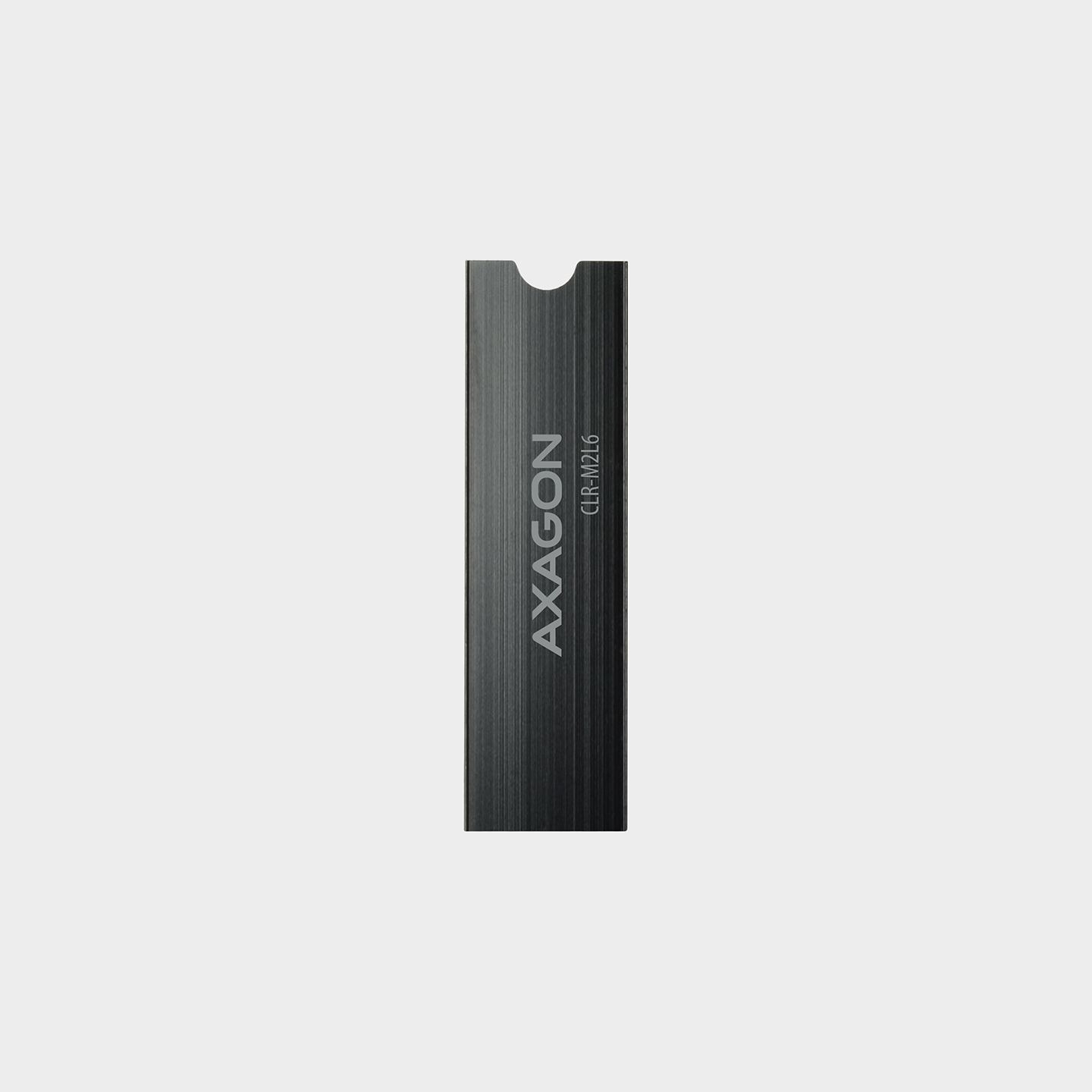 Axagon CLR-M2L6 passive - M.2 SSD, 80mm SSD, ALU body, silicone thermal pads, height 6mm