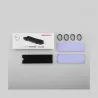 Axagon CLR-M2L6 passive - M.2 SSD, 80mm SSD, ALU body, silicone thermal pads, height 6mm