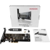 Axagon PCEM2-D PCI-E 3.0 4x - DUAL M.2 SSD (NVMe + SATA), dual voltage, up to 110mm SSD